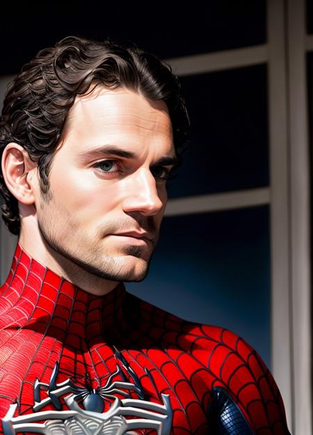 00768-1462420270-1man, portrait of a handsome hcavi69, ((Spiderman cosplay)), muscular, manly, intricate, elegant, highly detailed, depth of fiel.png